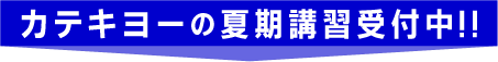 カテキヨーの夏期講習受付中